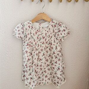 Zara kids blush smock dress